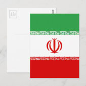 イラン国旗 ポストカード (正面/裏面)