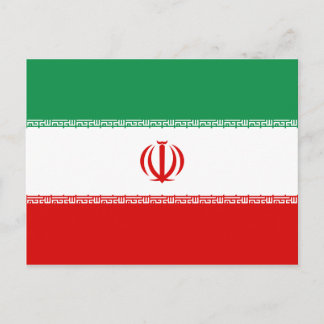 イラン国旗 ポストカード
