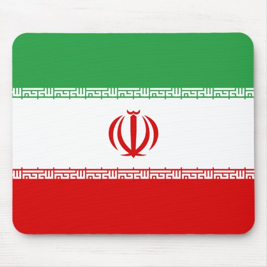 イラン国旗 マウスパッド (正面)