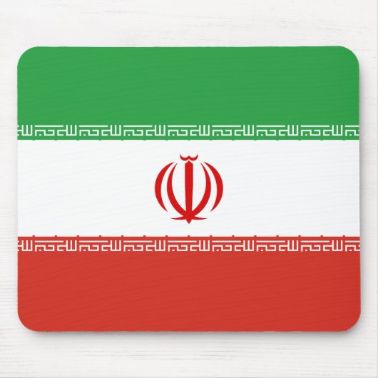 イラン国旗 マウスパッド (正面)