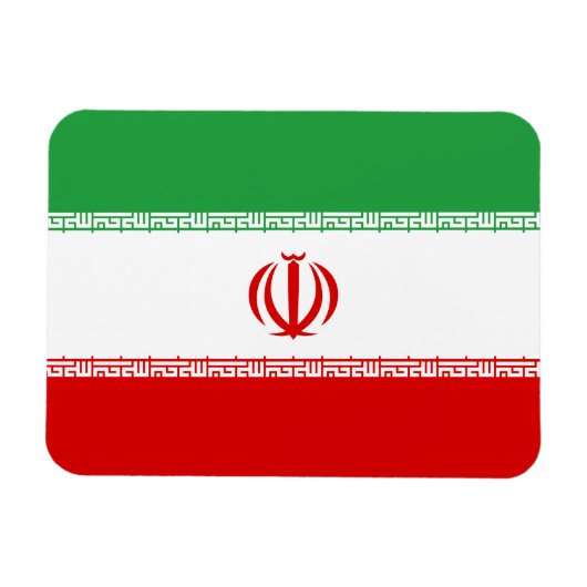 イラン国旗 マグネット (横)
