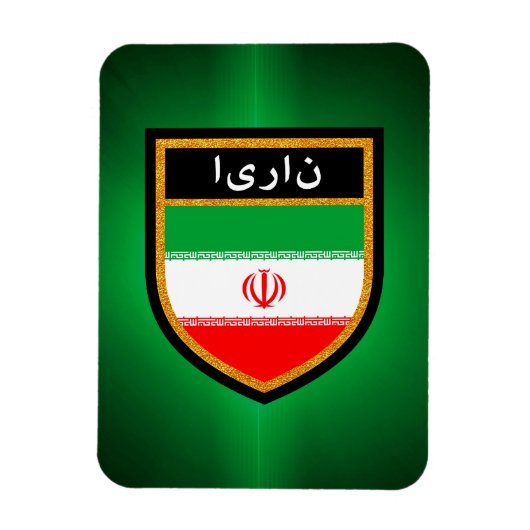 イラン国旗 マグネット (縦)