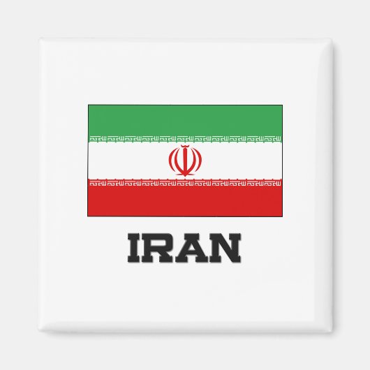 イラン国旗 マグネット (正面)
