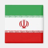 イラン国旗 マグネット (正面)