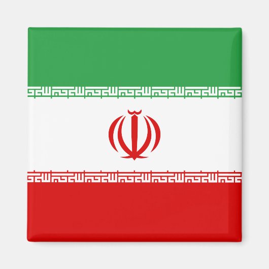 イラン国旗 マグネット (正面)