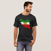 イラン国旗（ライオン・イラン） Tシャツ (正面フル)