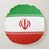 イラン国旗 ラウンドクッション (正面)