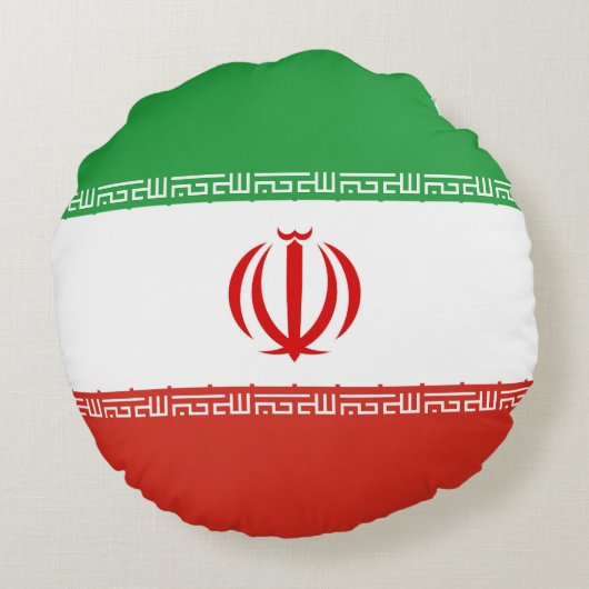 イラン国旗 ラウンドクッション (裏面)