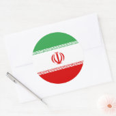 イラン国旗 ラウンドシール (封筒)