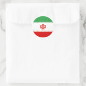 イラン国旗 ラウンドシール (バッグ)
