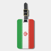 イラン国旗 ラゲッジタグ (正面縦)