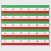 イラン国旗 ラッピングペーパー (フラット)