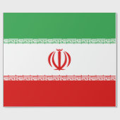 イラン国旗 ラッピングペーパー (フラット)
