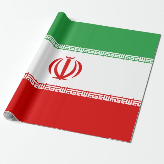 イラン国旗 ラッピングペーパー (アンロールド)