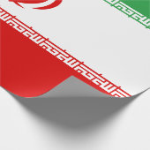 イラン国旗 ラッピングペーパー (角)