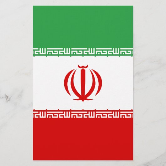 イラン国旗 便箋 (正面)