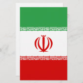 イラン国旗 便箋 (正面/裏面)