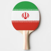 イラン国旗 卓球ラケット (正面)