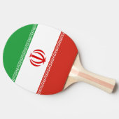 イラン国旗 卓球ラケット (横)