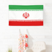 イラン国旗 横断幕 (インサイチュ)