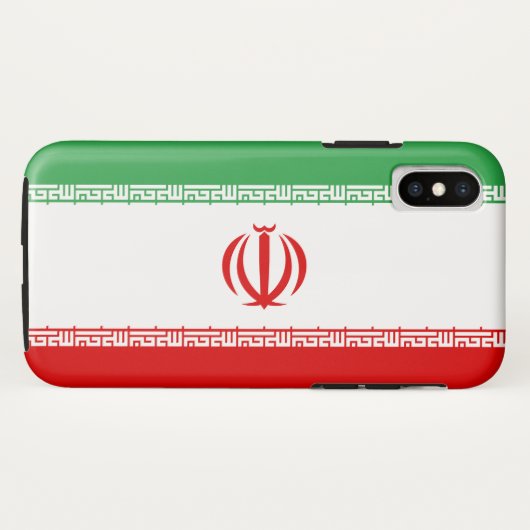 イラン国旗 Case-Mate iPhoneケース (裏面(横))