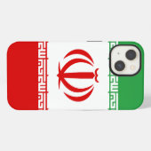 イラン国旗 iPhoneケース (裏面横)