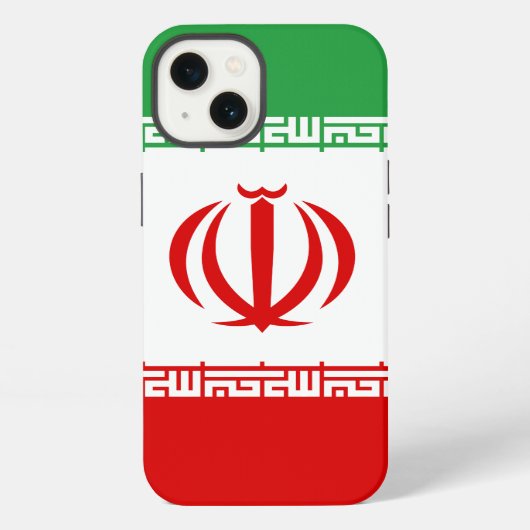イラン国旗 iPhoneケース (裏面)