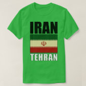イラン国旗 Tシャツ (デザイン正面)