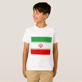 イラン国旗 Tシャツ (正面フル)