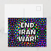 イラン戦争終結！（文字は変更可） ポストカード (正面/裏面)