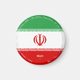 イラン旗マグネット マグネット