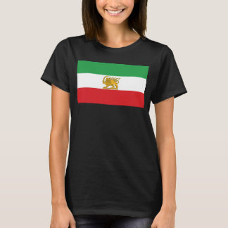 イラン旗 ライオンと太陽 シャー・オブ・イラン旗 Tシャツ