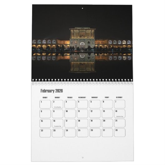 イラン暦 カレンダー (2月 2026)