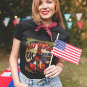 イラン連帯に対する戦争アンチ戦争ヴィンテージ脱資金 Tシャツ