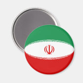 イラン魚眼フラグマグネット マグネット (正面/裏面)