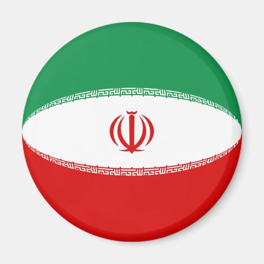 イラン魚眼フラグマグネット マグネット (正面)