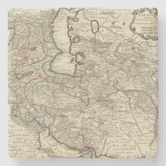 イラン、アフガニスタン、パキスタン ストーンコースター (正面)