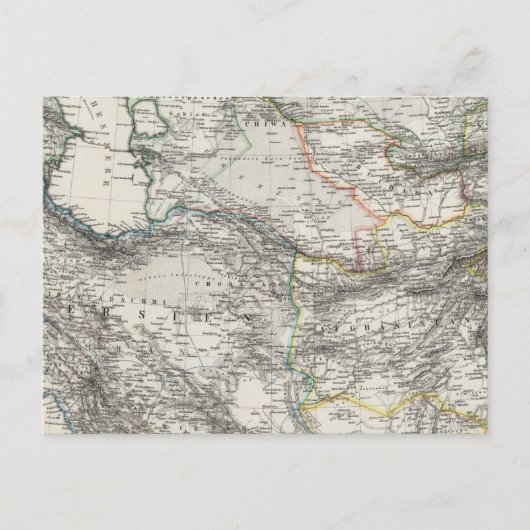 イラン・アフガニスタン・パキスタン ポストカード (正面)