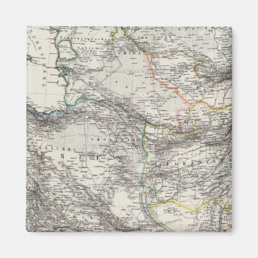 イラン・アフガニスタン・パキスタン マグネット (正面)