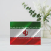 イラン – イラン国旗 – ポストカード (スタンド正面)