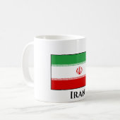 イラン(イラン)国旗 コーヒーマグカップ (正面左)