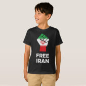 イラン・シャツ男女平等イラン・抗議シャツ Tシャツ (正面フル)