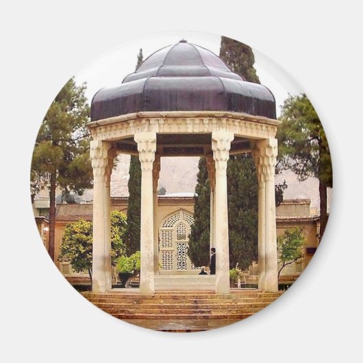 イラン,シラーズ,ハフェズ墓 マグネット (正面)