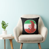イラン・チーター・イラン国家動物国旗 クッション (椅子)