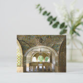 イラン，テヘラン，ハガードゴレスタン宮殿 ポストカード (スタンド正面)