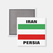 イラン・トリコラー「イラン」と「ペルシャ」 マグネット (正面/裏面)