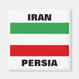 イラン・トリコラー「イラン」と「ペルシャ」 マグネット