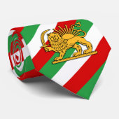 イラン、ペルシャ国旗とライオン、イランのシャー ネクタイ (ロール)