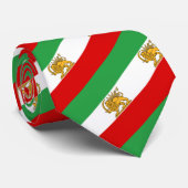 イラン、ペルシャ国旗と獅子、イランのシャーストライプ ネクタイ (ロール)