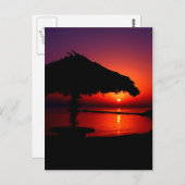 イラン・ペルシャ湾ハガキ・キッシュ島 ポストカード (正面/裏面)